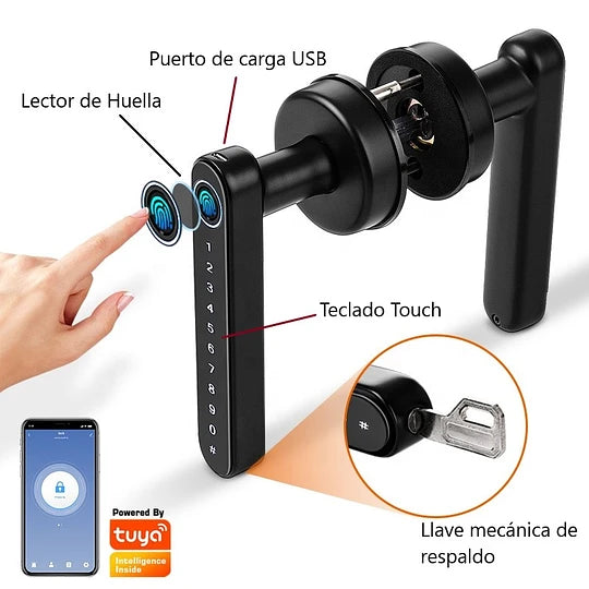 Cerradura Manilla Digital Bluetooth