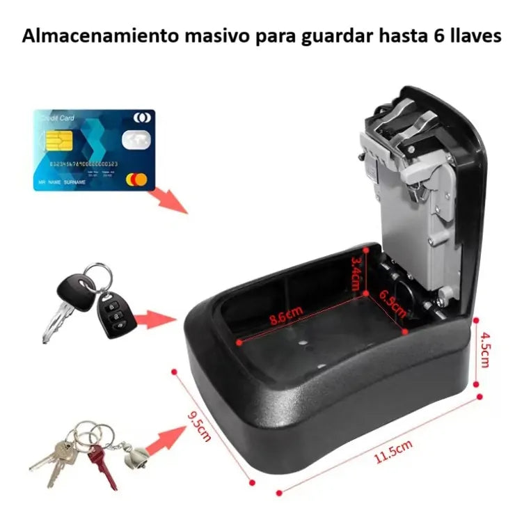 Caja de Seguridad Inteligente Pared con Aplicación Tuya