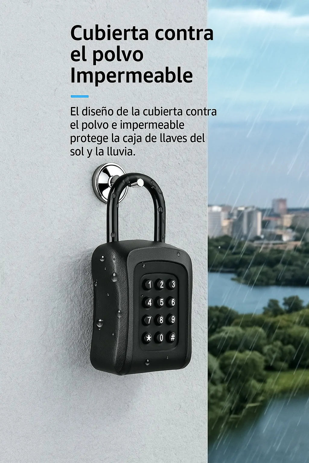 Caja de Seguridad Inteligente Pared con Aplicación Tuya