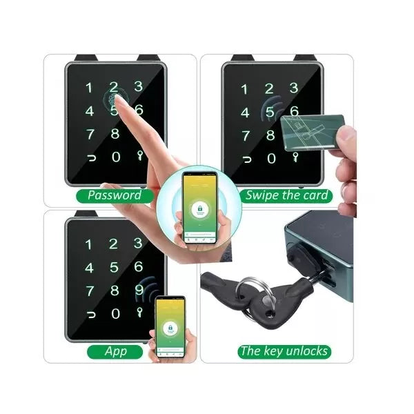 Candado Inteligente Digital Resistente 4 en 1