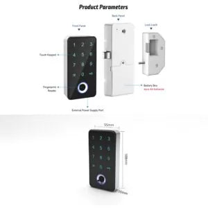 Cerrojo Inteligente con Huella Digital para cajón