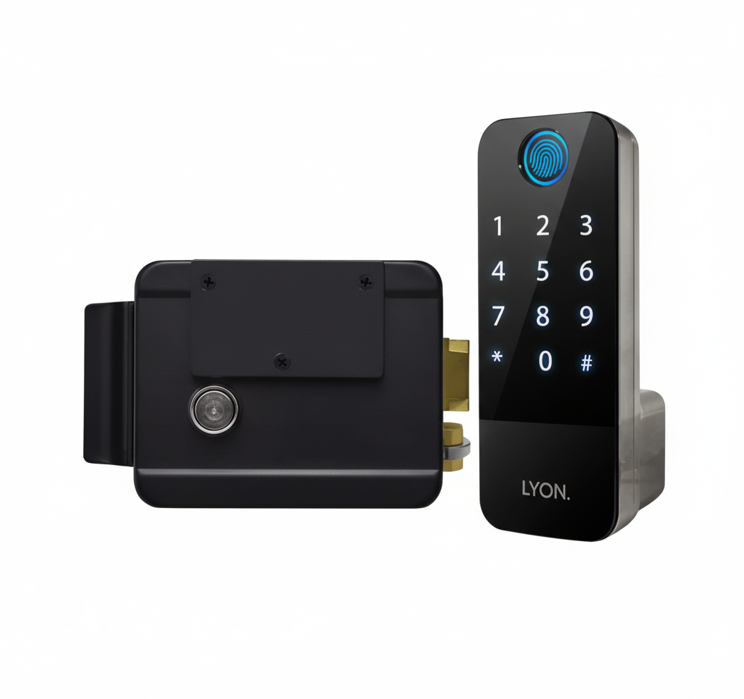 Cerradura Digital Huella Bluetooth Exterior Doble Lector