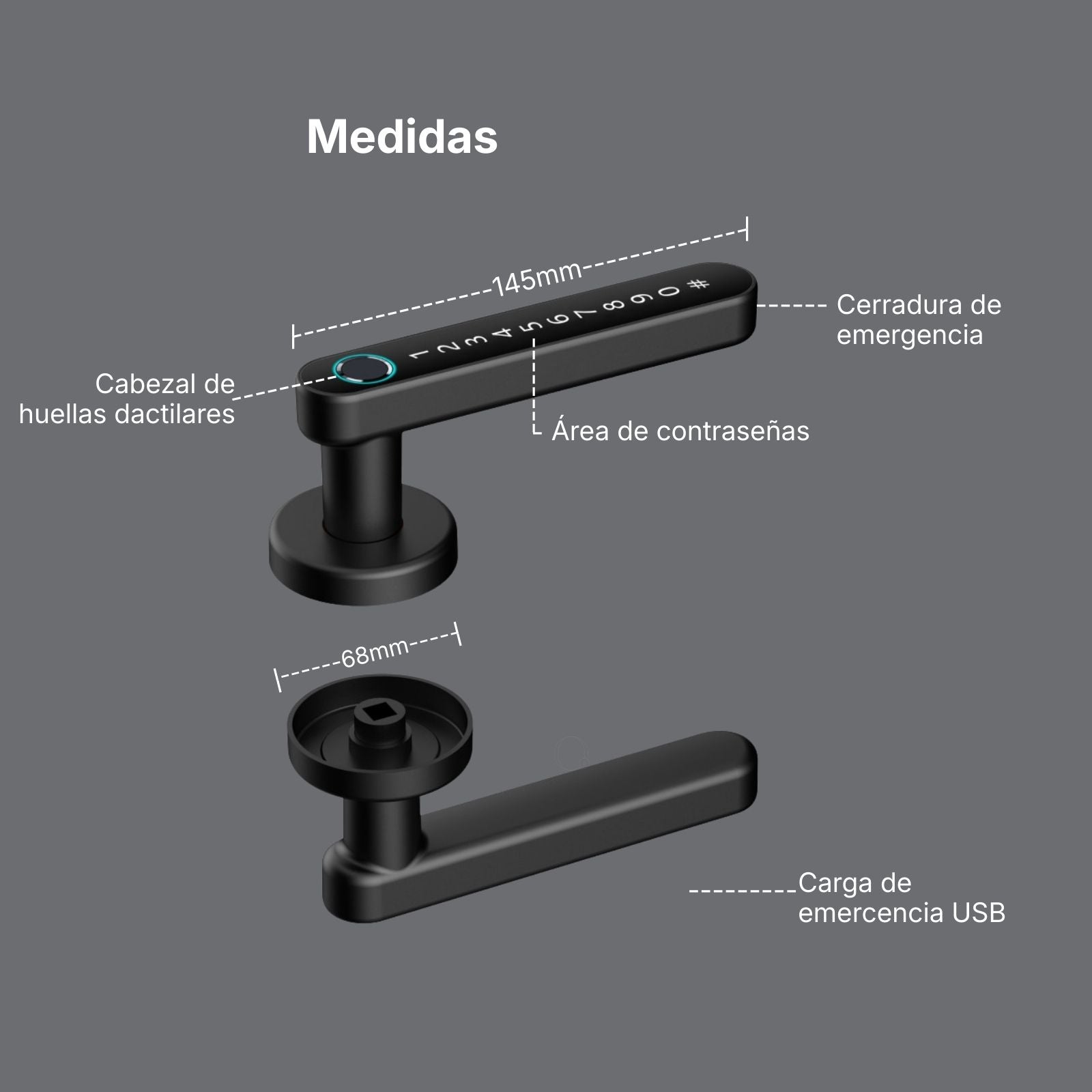 Cerradura Digital Pulso Bluetooth