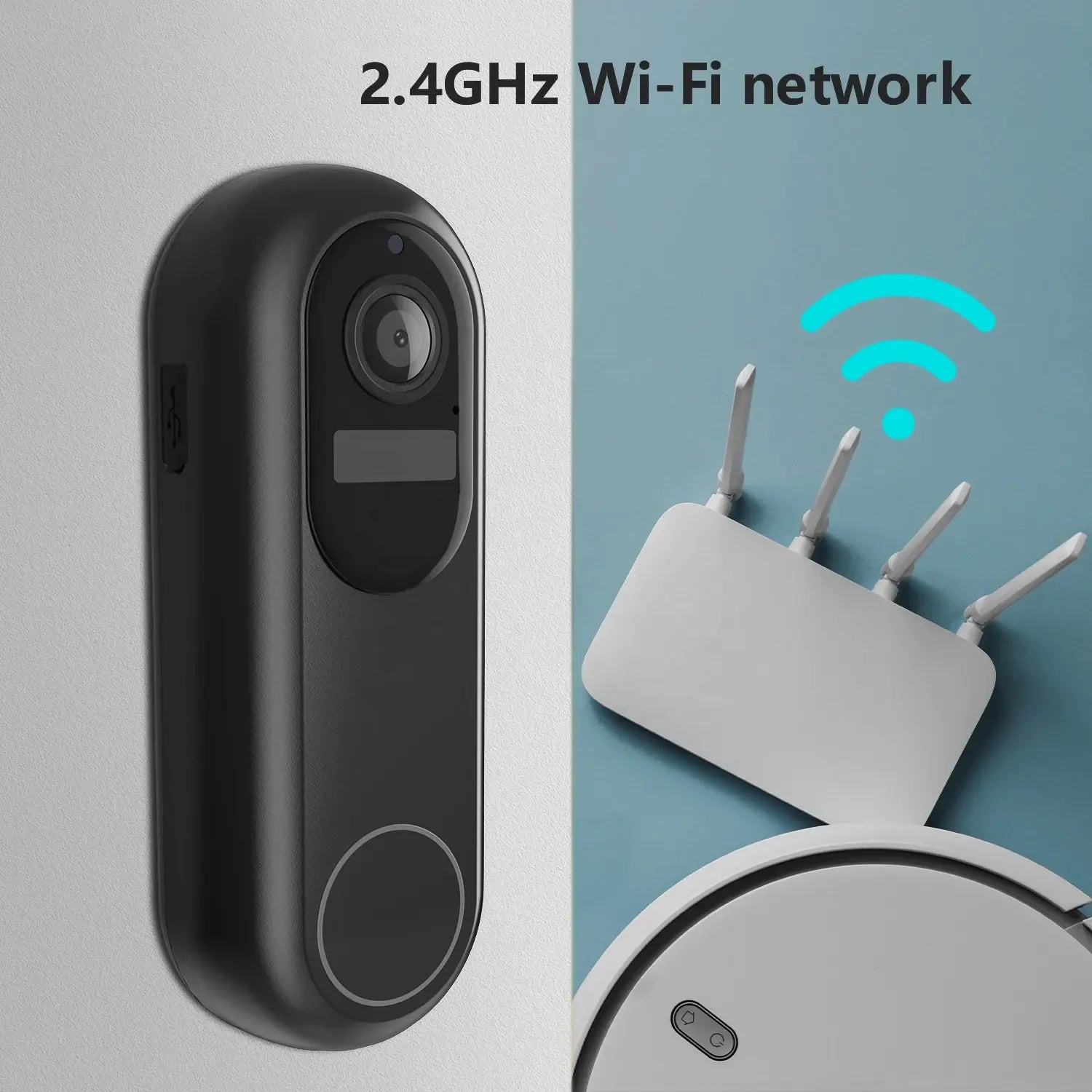 Timbre con Cámara y Función de Teléfono